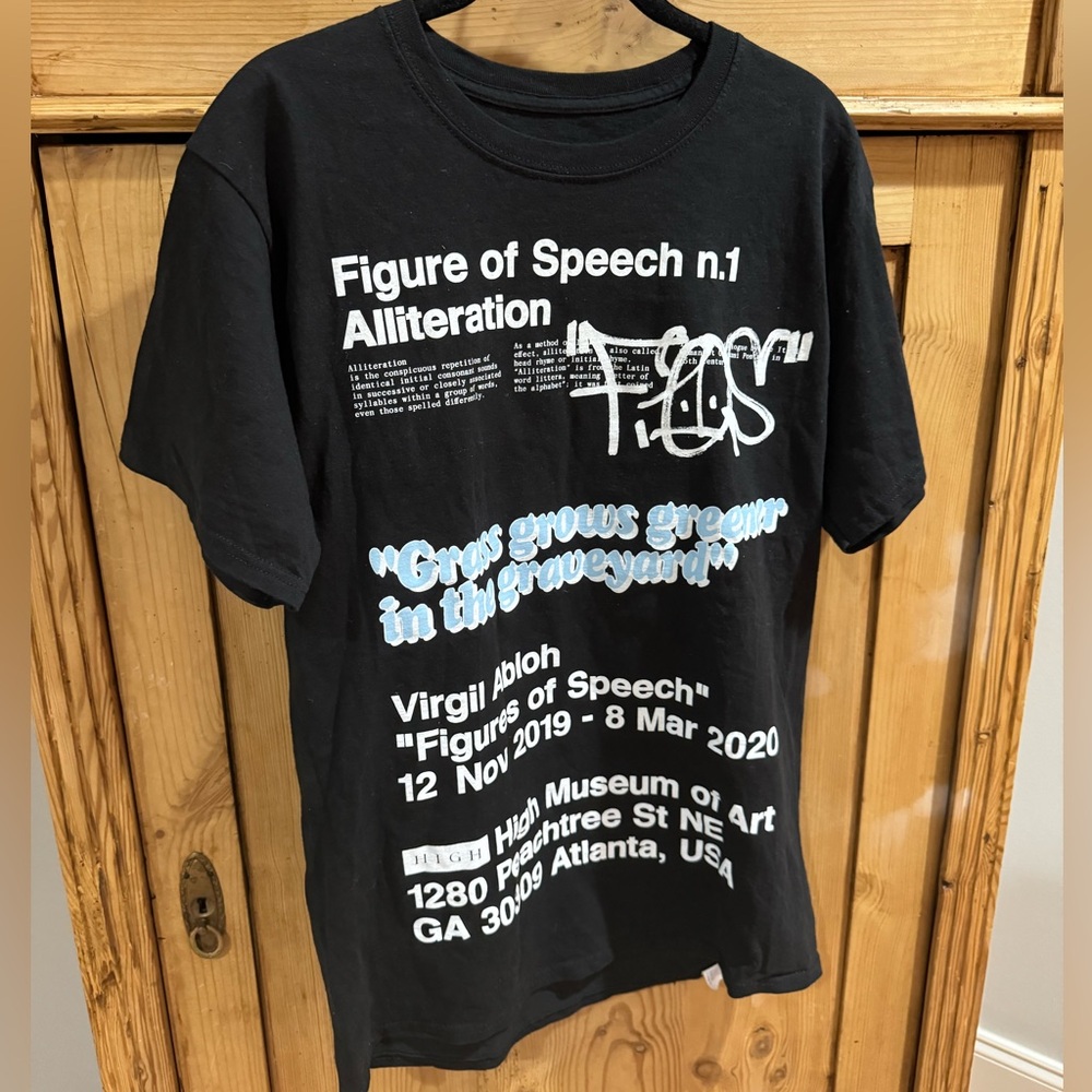 Never Worn. Virgil Abloh Off White "Figures of Speech" Tshirt